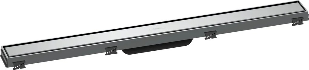 Hansgrohe RainDrain Match, vrchná sada sprchového žľabu 800 s výškovo nastaviteľným rámom, chrómová, HAN-56038000