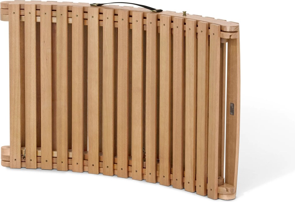 Skladacie záhradné ležadlo v tvare vlny