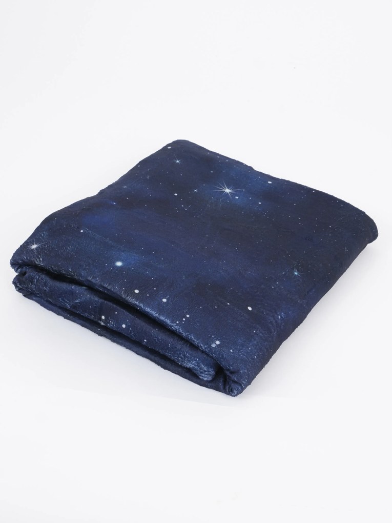 Deka mikroplyš Digital 150 × 200 cm – Hviezdna obloha