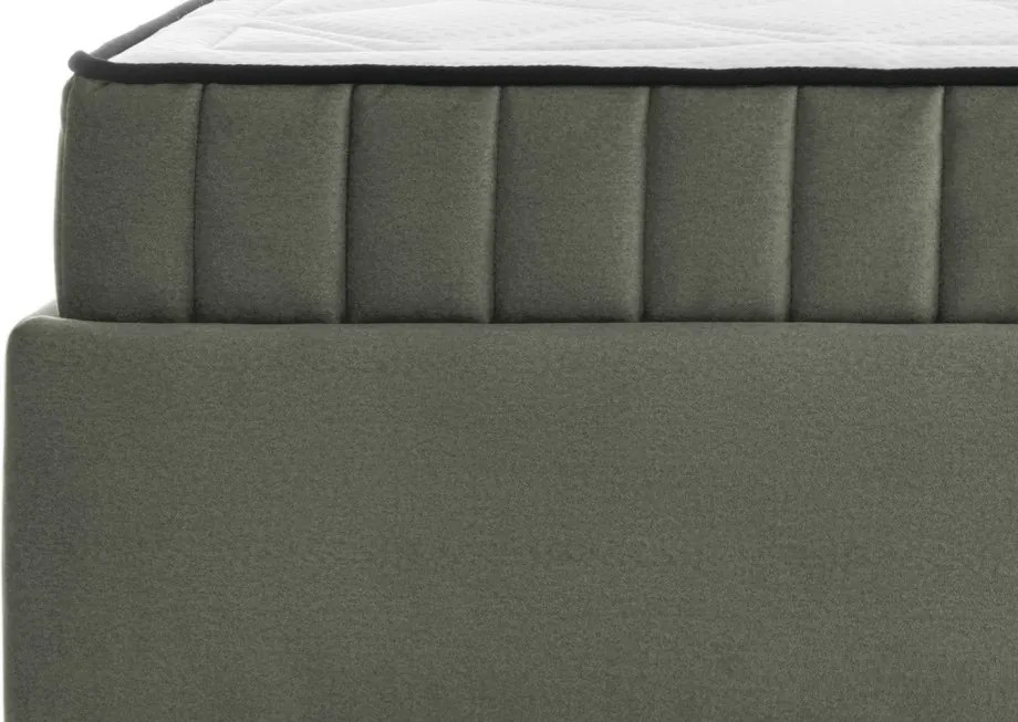 Posteľ Joy 180x200 cm, olivovo zelená látka