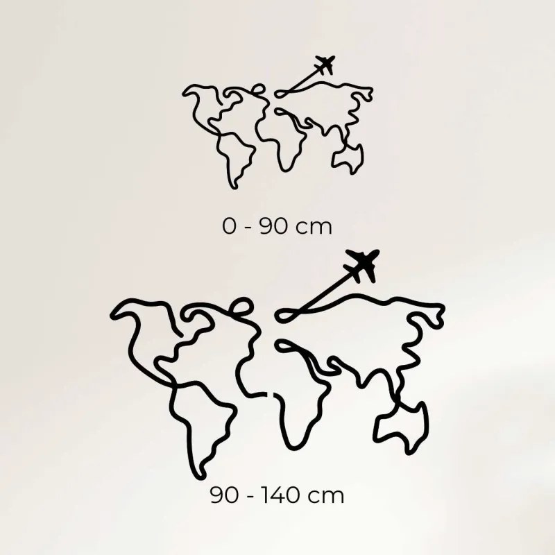 Drevená mapa na stenu | SENTOP HDF0496