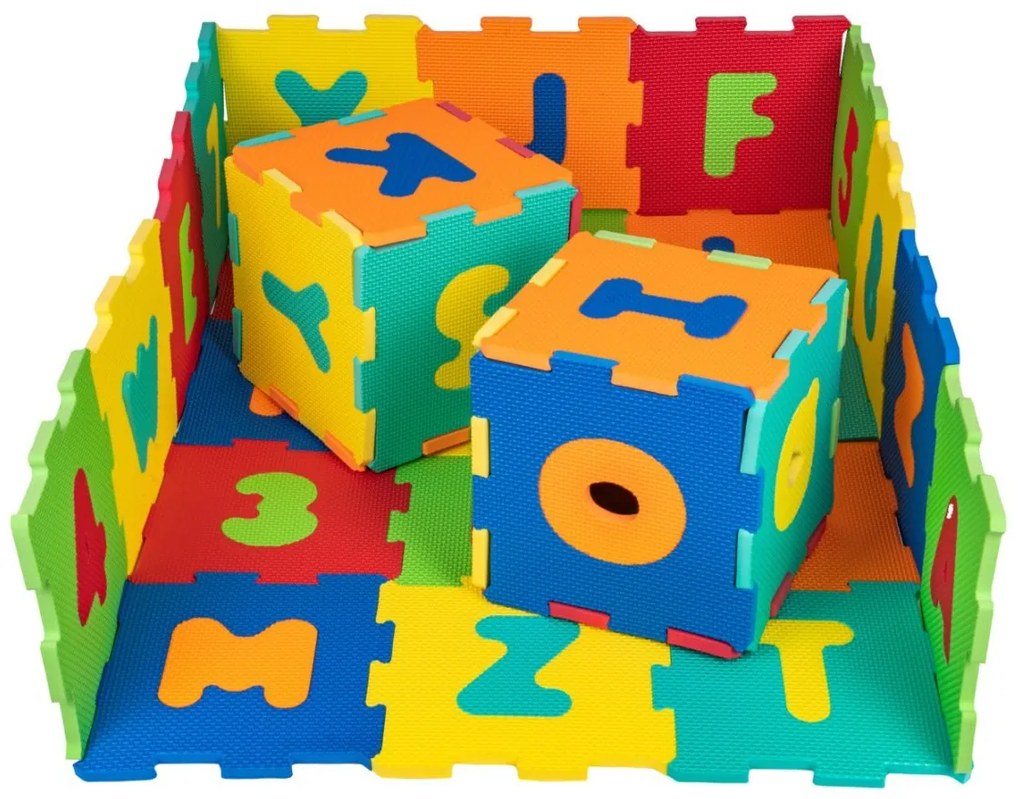Ramiz Puzzle farebná podložka – čísla a písmená 36ks.
