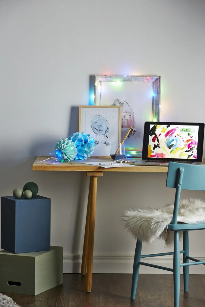 STAR TRADING Svetelná reťaz Multicoloured – 40 LED žiaroviek