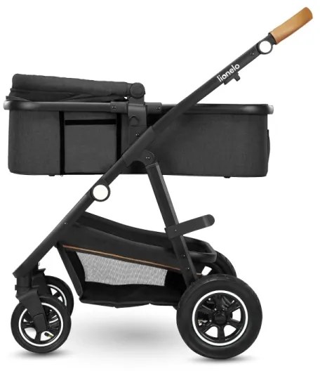 Lionelo - Kombinovaný kočík 2v1 AMBER Grey Graphite