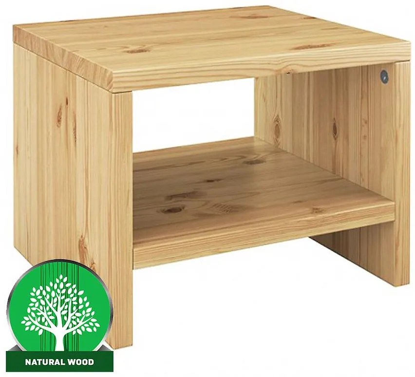 Nočný stolík Sonia borovica lak