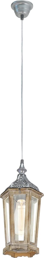 XXXLutz ZÁVESNÉ SVIETIDLO, 15/110 cm Eglo - Online Only bytové doplnky - 003348056101