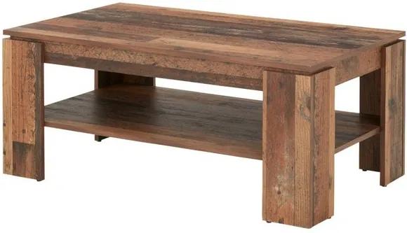 Sconto Konferenčný stolík HARRISON tmavé drevo s patinou