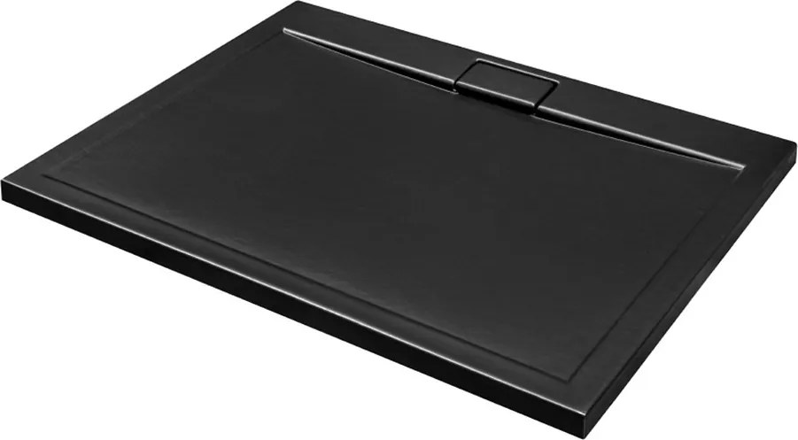 Besco Obdĺžniková sprchová akrylátová vanička AXIM NEW SE R 100x80 (120x80, 100,110,120x90) B UltraSlim Stone Effect BESCO-Rozmery: 120x80