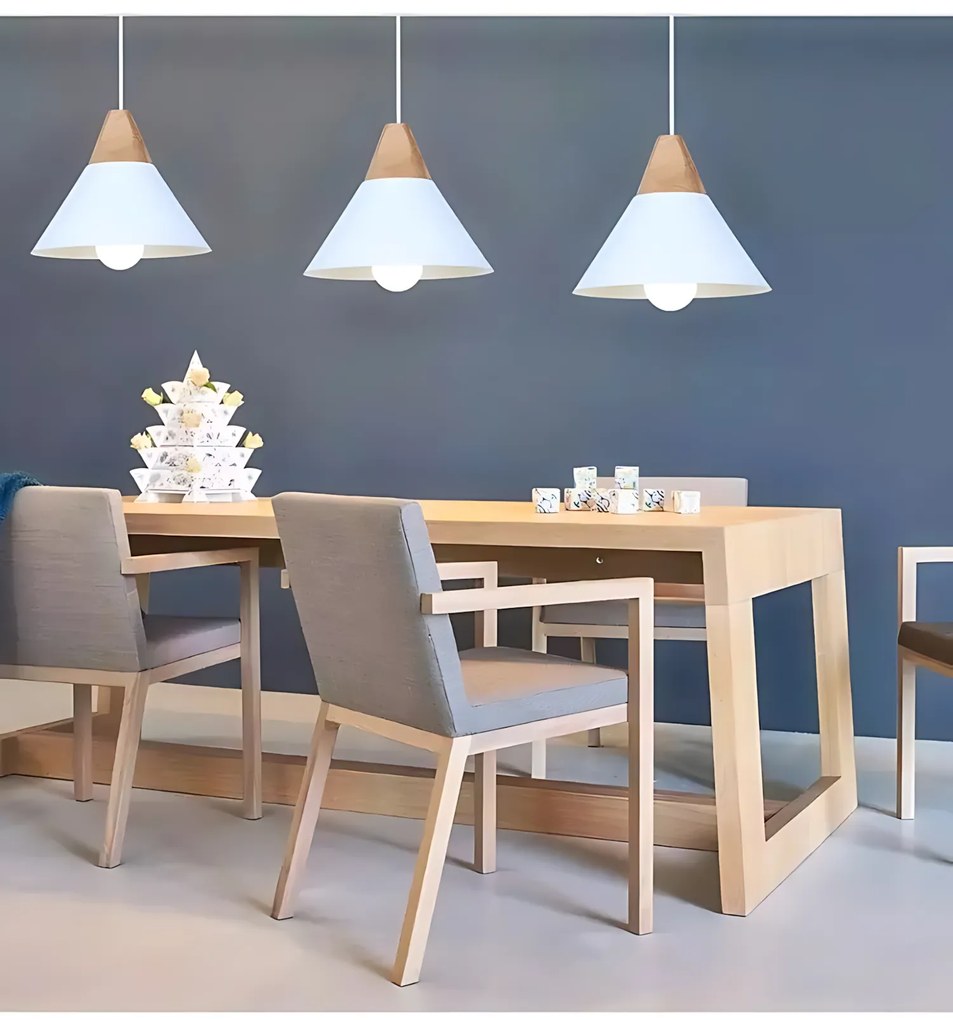 Toolight Toolight, stropné svietidlo 1xE27, SCANDI C, čierna matná-hnedá, OSW-00104