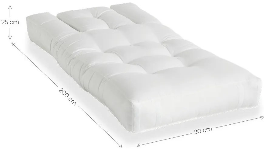 Biele rozkladacie kreslo vhodné do exteriéru Karup Design Design OUT™ Hippo White