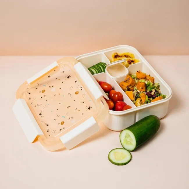 Obedový box SPACEKID krémový 749629