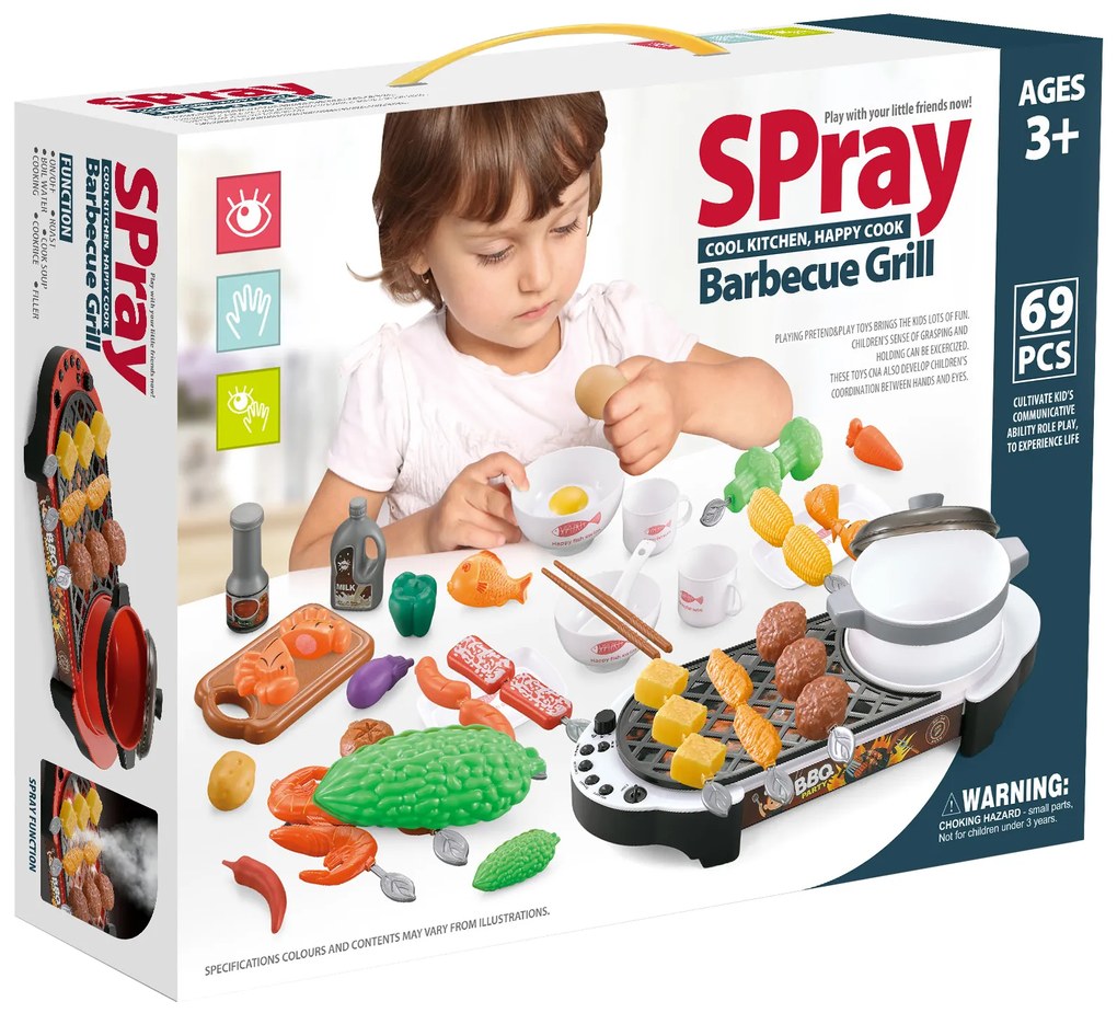 MULTISTORE Mini kuchynský gril kuchynské doplnky pre deti