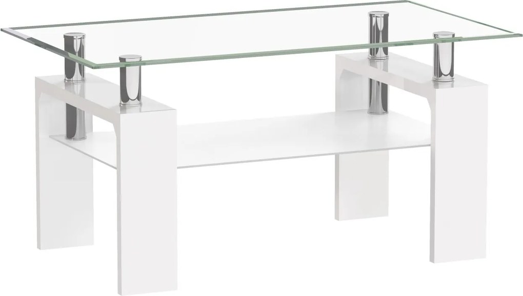 Vintino Konferenčný stolík PROTECTO 110x60 cm-biely