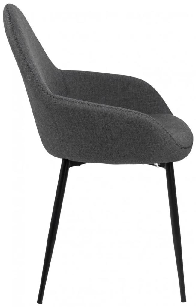 Designová stolička Candis II sivá