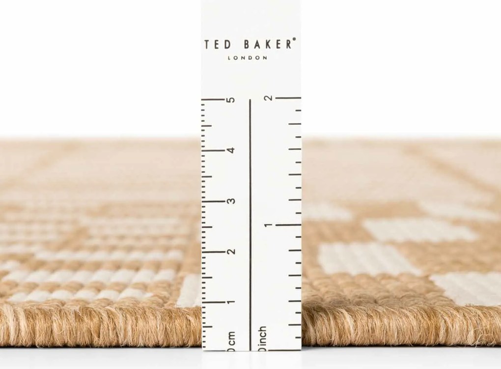 Ted Baker, Kusový koberec Ted Baker Haringey 106375 Natural White, 120x170, béžová, chodba / predsieň