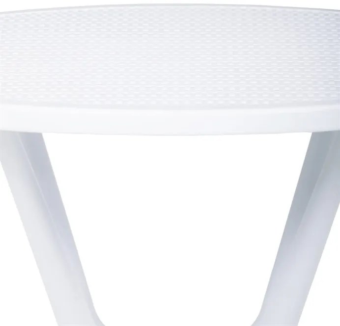 Autronic BONTEC Jedálenský stôl 65x65cm, plast, biela, DT-X7007 WT Farba: Biela