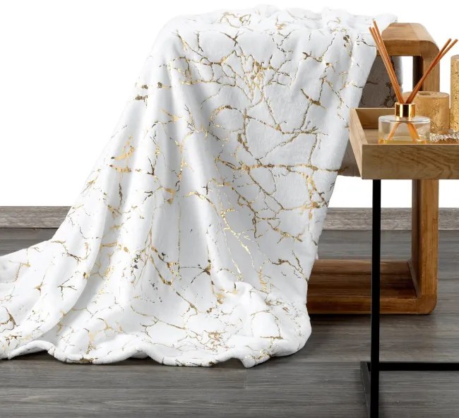 Deka D91 GLAMO biela / zlatá