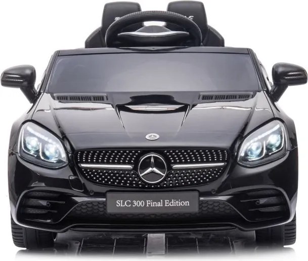 LEAN CARS Elektrické autíčko Mercedes SLC 300 LED MP3 čierne