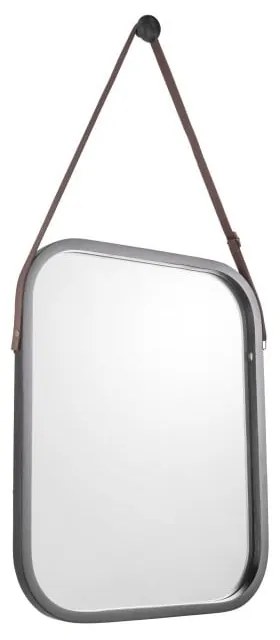 Nástenné zrkadlo v čiernom ráme PT LIVING Idylic, dĺžka 40,5 cm