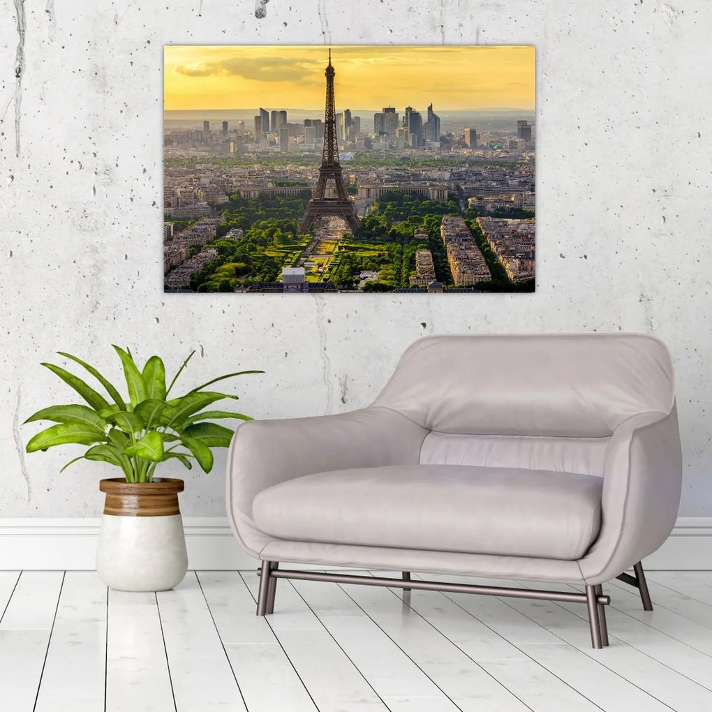 Obraz - Panoráma Paríža (90x60 cm)