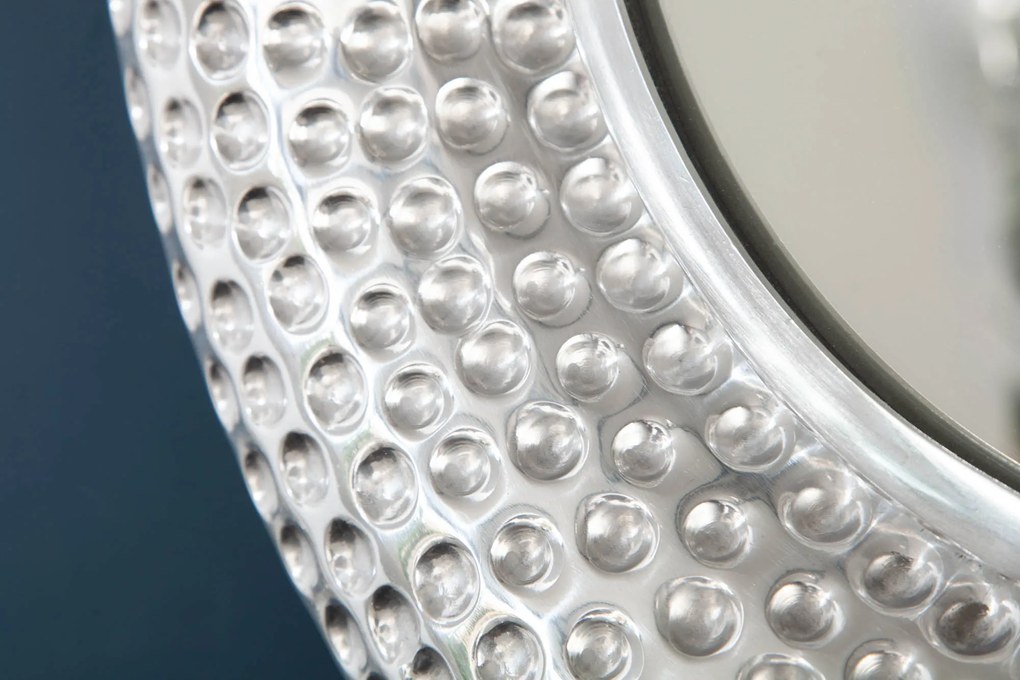 Zrkadlo Orient okrúhle 60cm strieborné