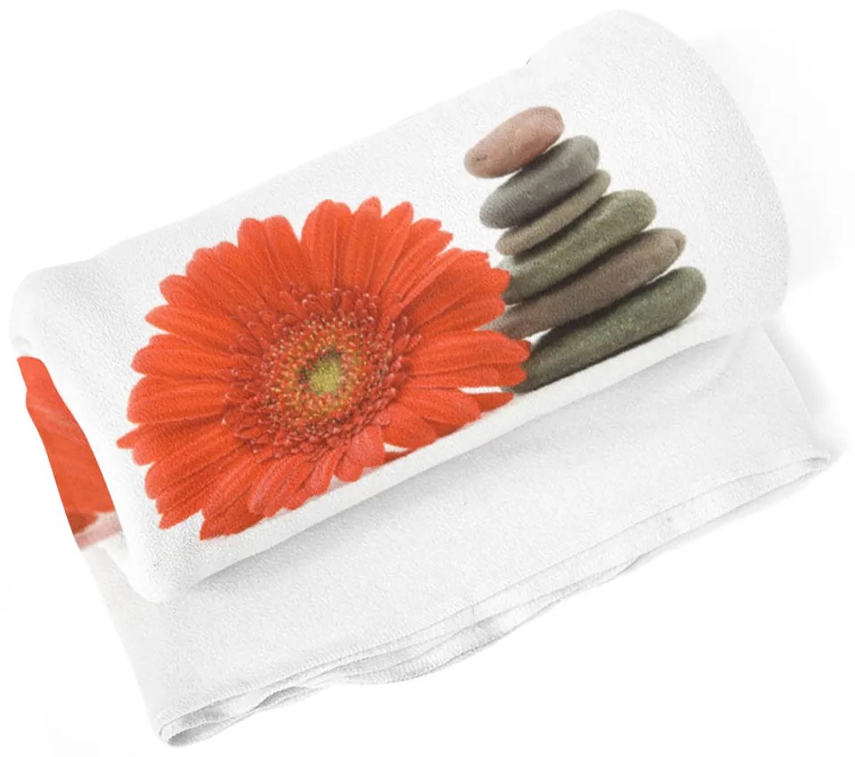 Sablio Deka Gerbera s kameňmi - 150x120 cm