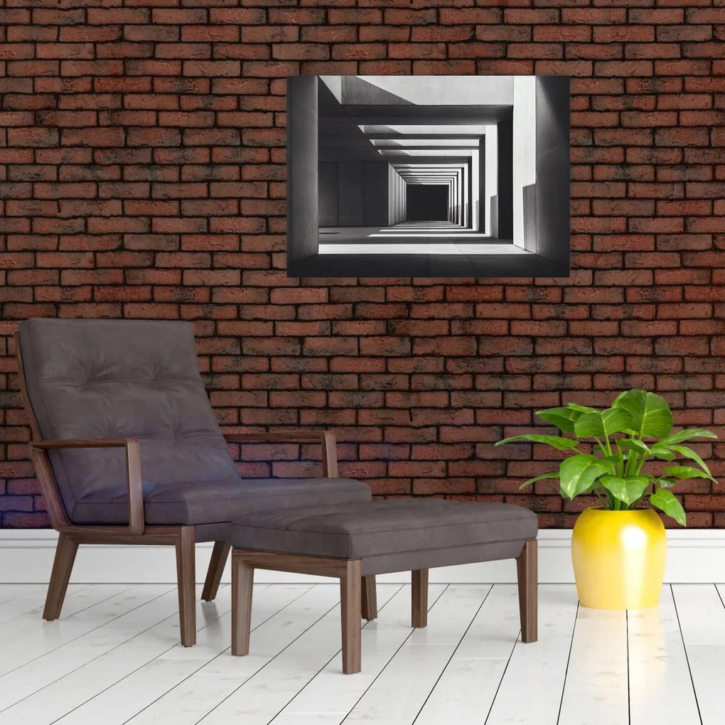 Obraz - Štvorcový tunel (70x50 cm)