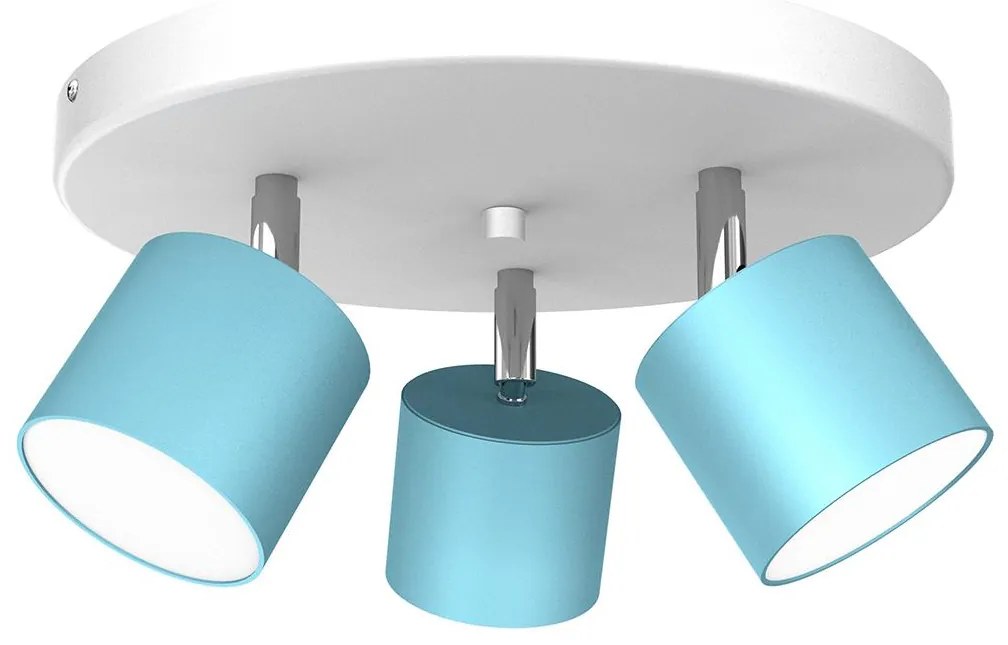 Bodové svietidlo DIXIE 3xGX53/11W/230V modrá