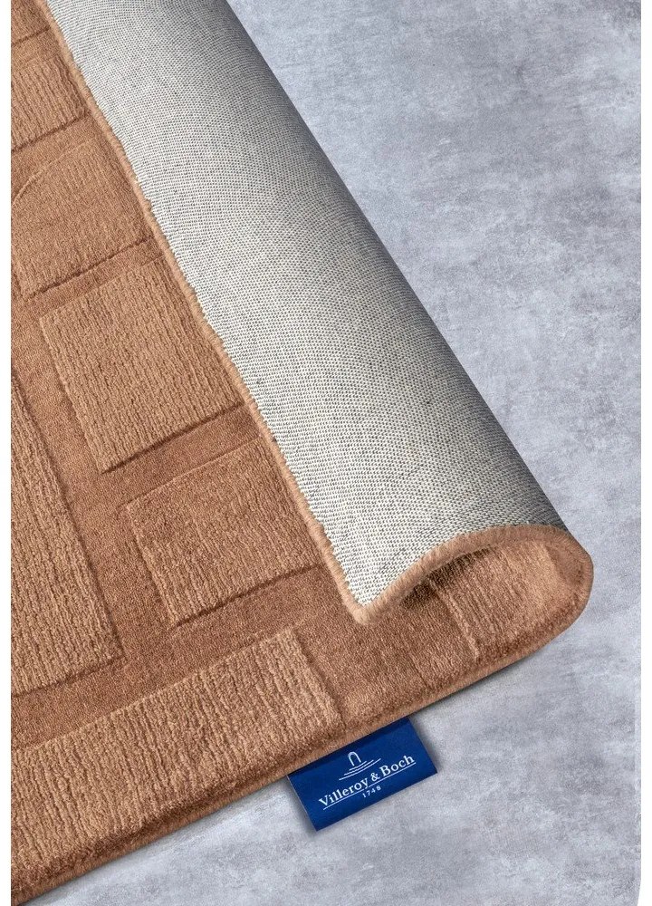 Hnedý ručne tkaný vlnený koberec 80x150 cm Alexis – Villeroy&amp;Boch