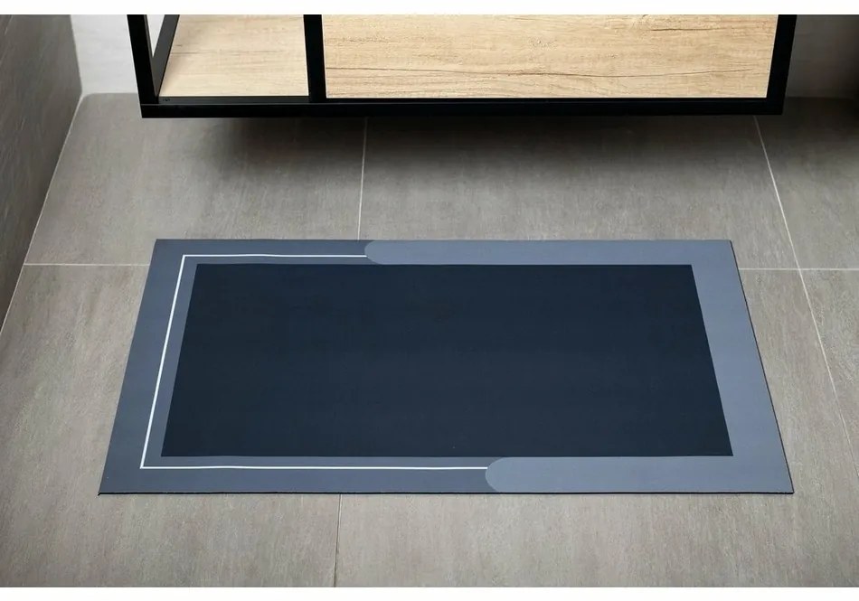 AQUALINE PCD012 kúpeľňová predložka 50 x 80 cm, modrá