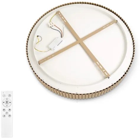 Brilagi - stmievateľné LED stropné svietidlo FALCON MODERN LED/30W/230V 40 cm béžové + diaľkové ovládanie