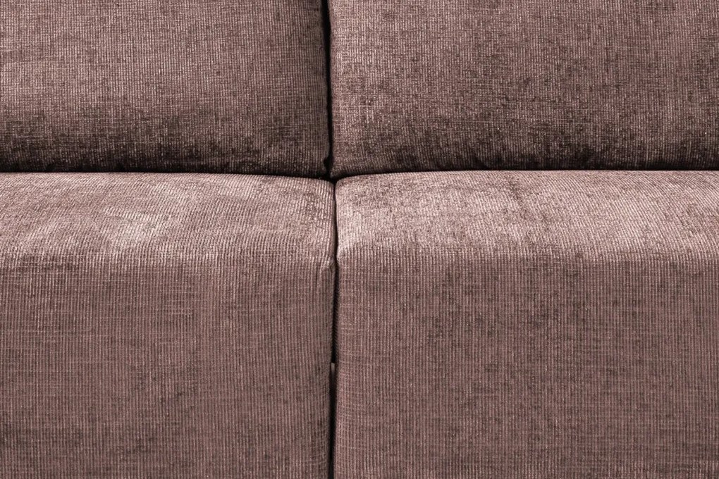 Rozkladacia pohovka Anafi, tmavo ružová látka