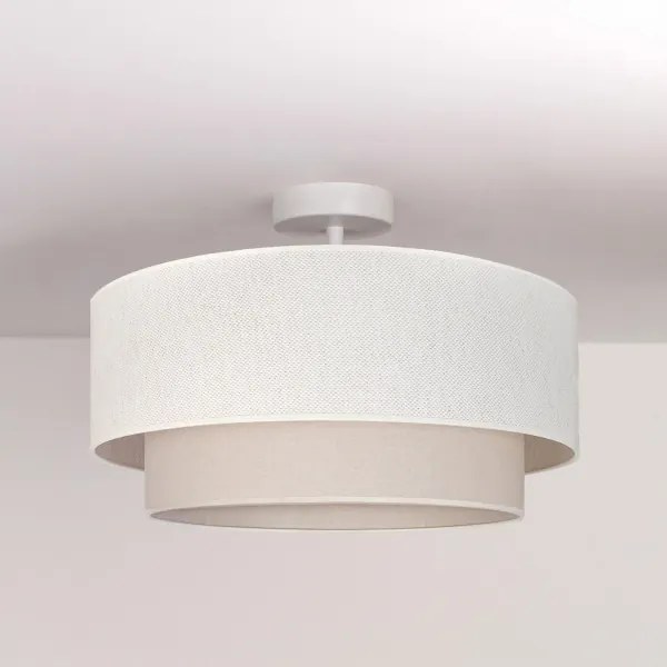 Brilagi - LED prisadený luster BOHO ECO 1xE27/10W/230V priemer 40 cm krémová