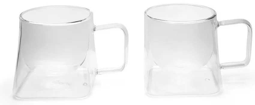 Dvojstenné sklenené hrnčeky v súprave 2 ks 220 ml Otto – Leopold Vienna