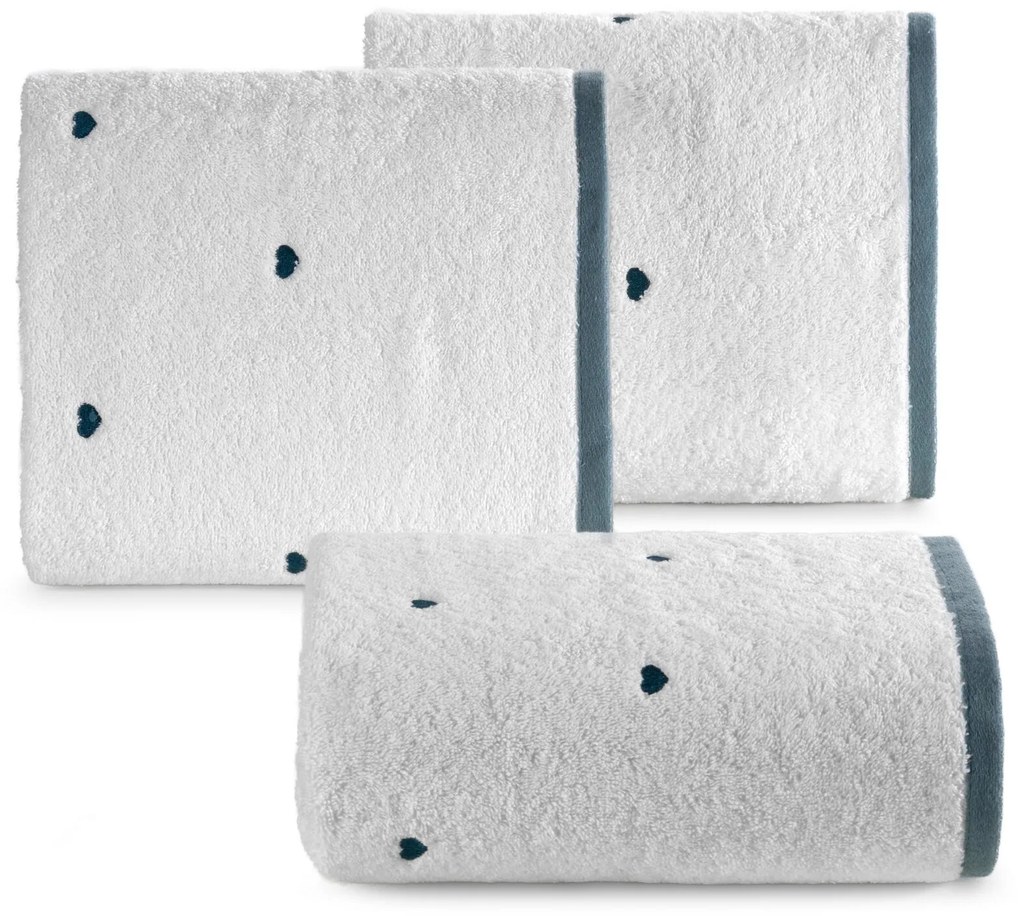 DETSKÝ BAVLNENÝ UTERÁK BABY58 SADA 3KS 70X140 CM BIELA
