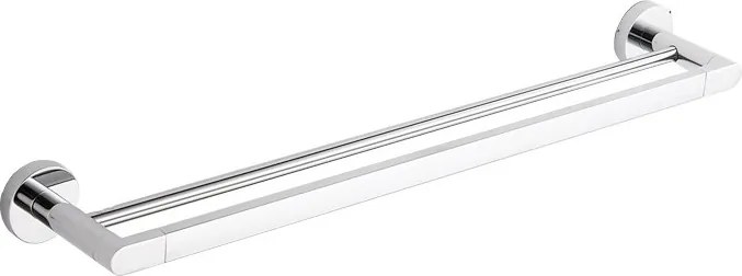 Mexen Tiber dvojitý vešiak na uteráky, chrómová - 7050525-00