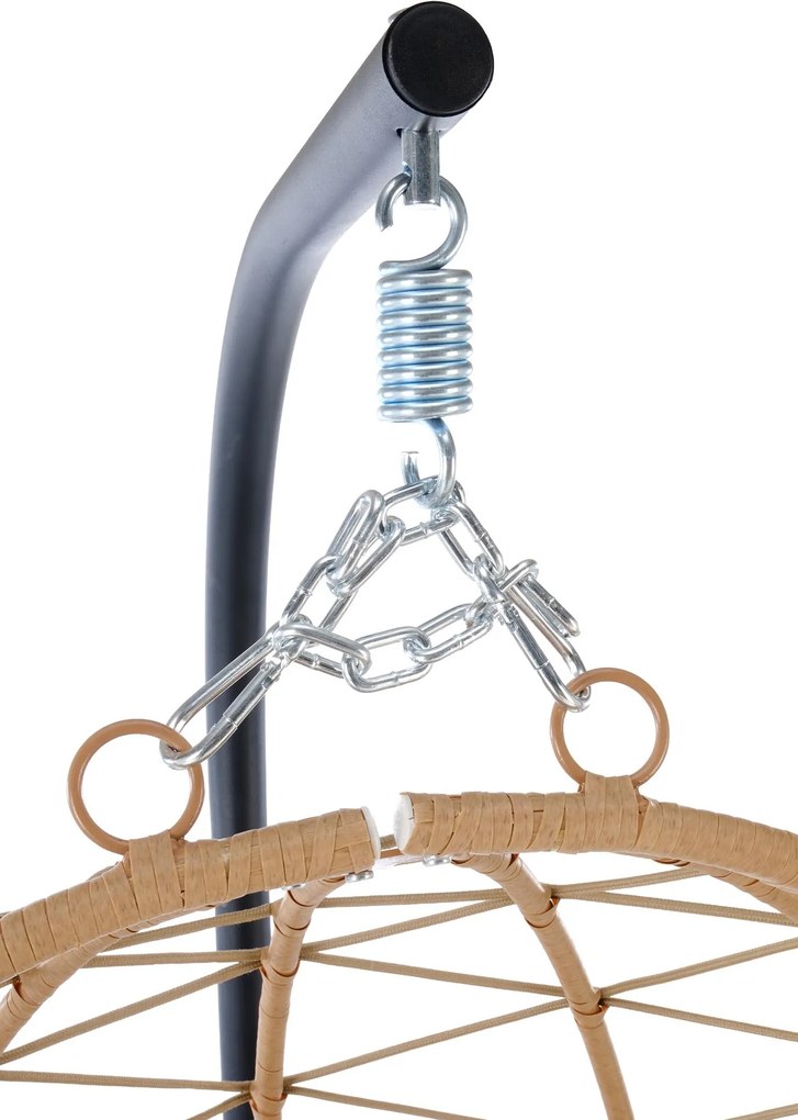 Závesné hojdacie kreslo Snake béžové