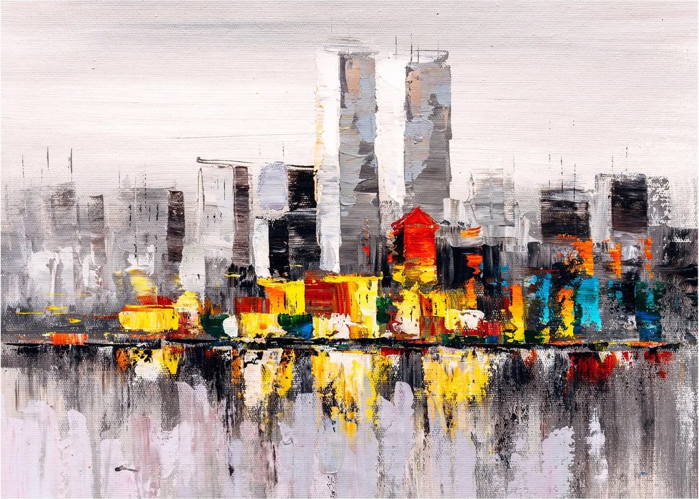 Obraz - Maľba veľkomesta (70x50 cm)