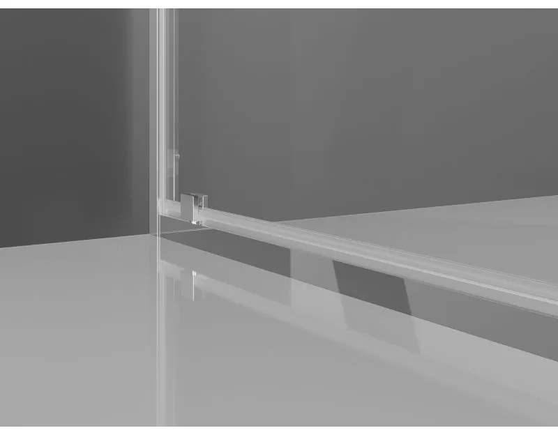 Mexen Exo, 1-krídlové sprchové dvere do otvoru 95 cm, 6mm číre sklo, chrómový profil, 8181-095-000-01-00