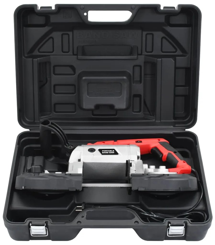 Pásová píla so základňou a prenosným kufríkom oceľová