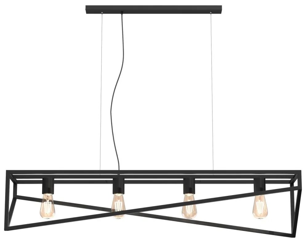 Luster na lanku GOTE 4xE27/60W/230V