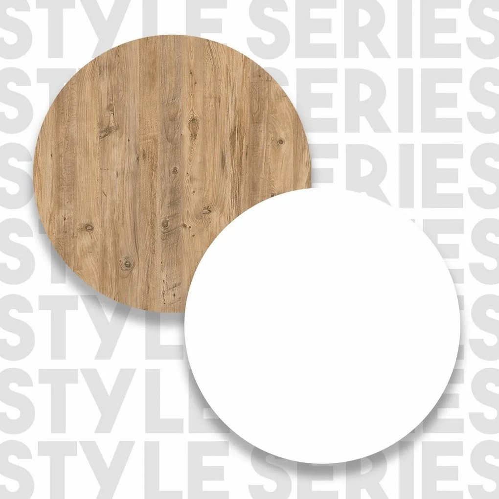 Barový stôl Lux White a Atlantic Pine