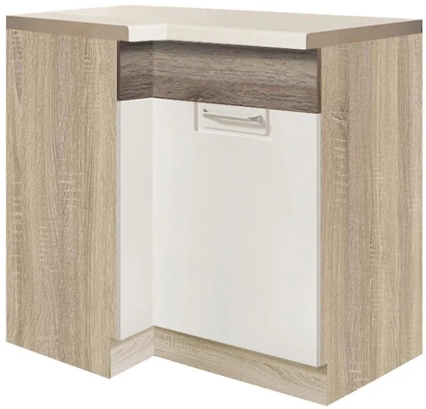 Skrinka do kuchyne Econo 14D Sonoma/Biely/San Remo