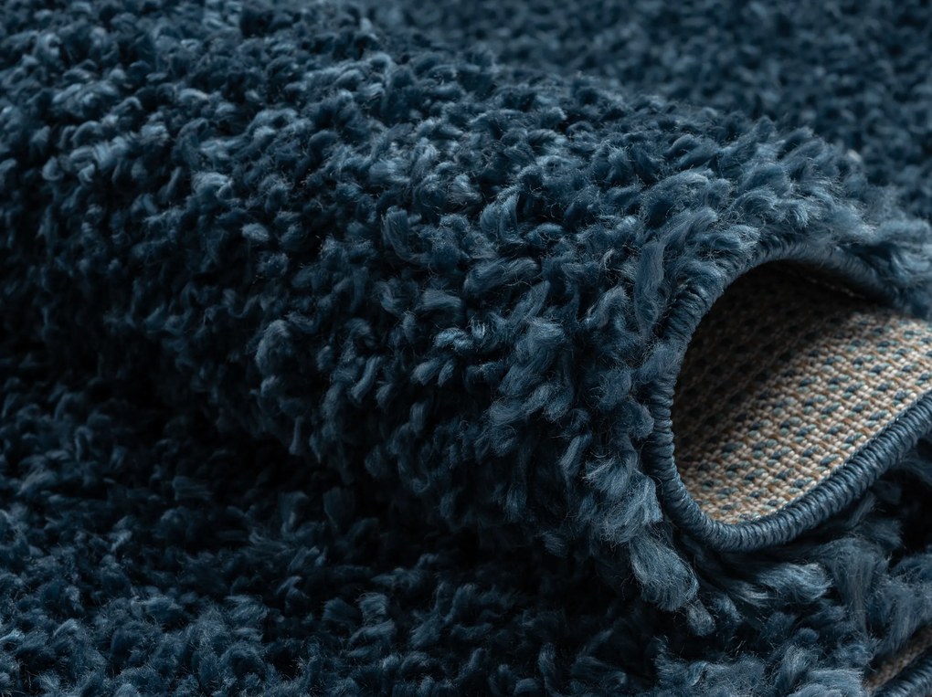 AKCIA: 160x230 cm Kusový koberec My Shaggy dunkelblau, modrá, chodba / predsieň, My Flair