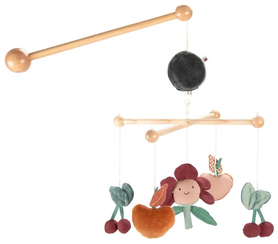 Hudobný závesný kolotoč Pomme des Bois – Moulin Roty