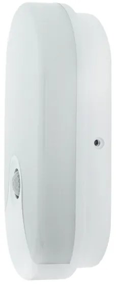 LED vonkajšie nástenné svietidlo s pohybovým senzorom LED/18W/230V IP44 biele