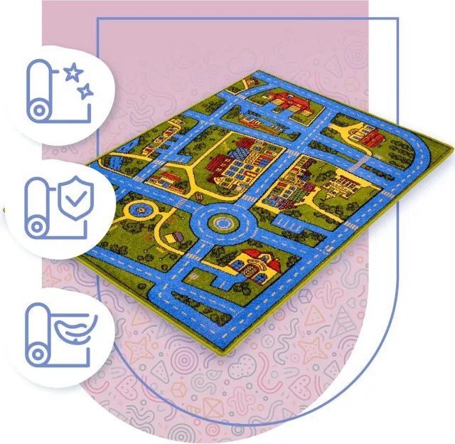 Koberec Weltom Weliro Mesto modrý