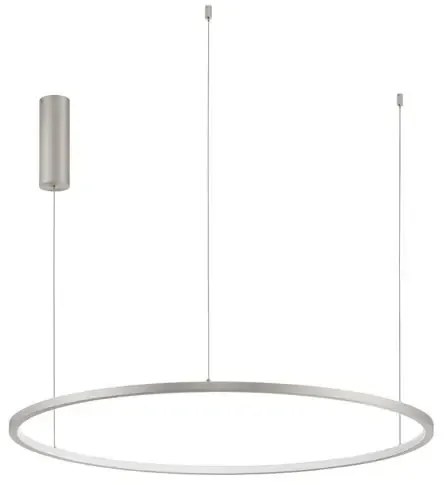 LED luster Tarquin 80 Strieborná