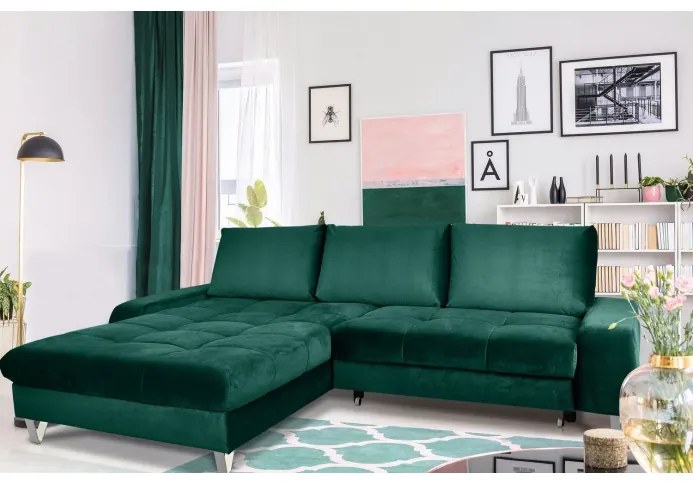 Elegantná sedacia súprava HARVEY, zelená