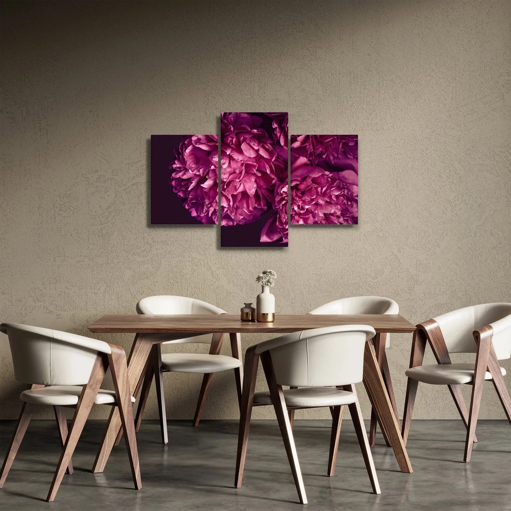 Obraz - Kytica pivoniek (90x60 cm)
